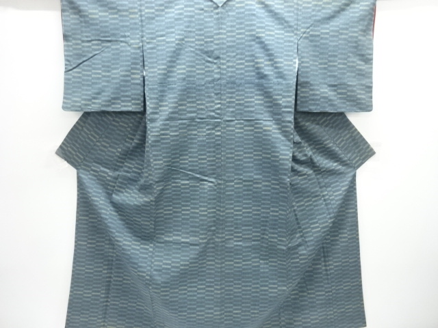 JAPANESE KIMONO / TSUMUGI / WOVEN STRIPE 